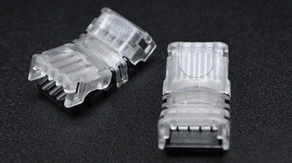 H-SW Transparent LED Strip Connectors Strip + Wire